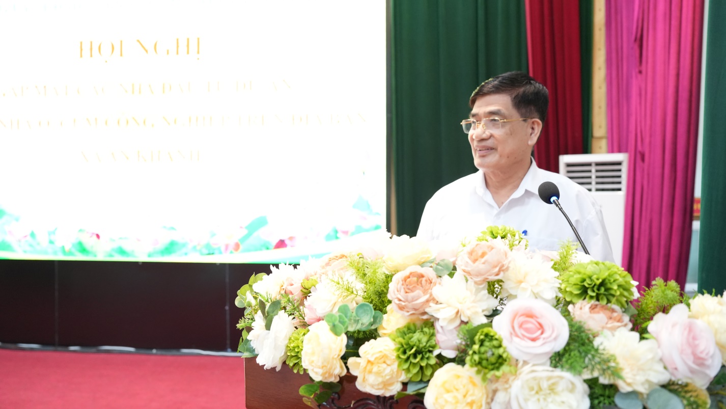 Đại diện doanh nghiệp, nhà đầu tư phát biểu tại hội nghị