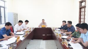 Đồng chí Nguyễn Trung Thuận - Bí thư Đảng ủy, Chủ tịch HĐND xã An Khánh chủ trì buổi tiếp công dân định kỳ tháng 5/2026.
