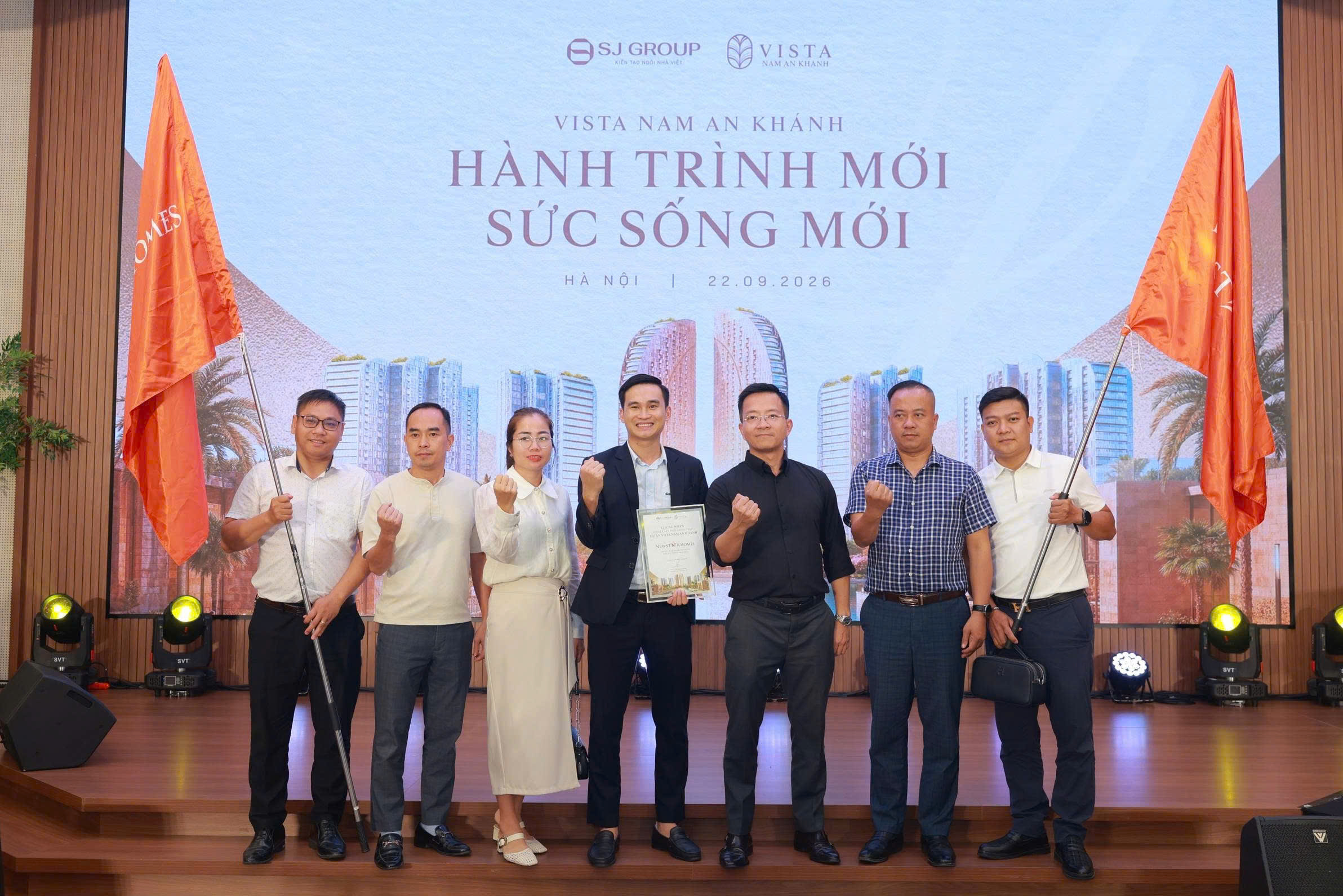 Lực lượng phân phối tràn đầy năng lượng sẵn sàng đưa sản phẩm Vista Nam An Khánh bùng nổ thị trường.