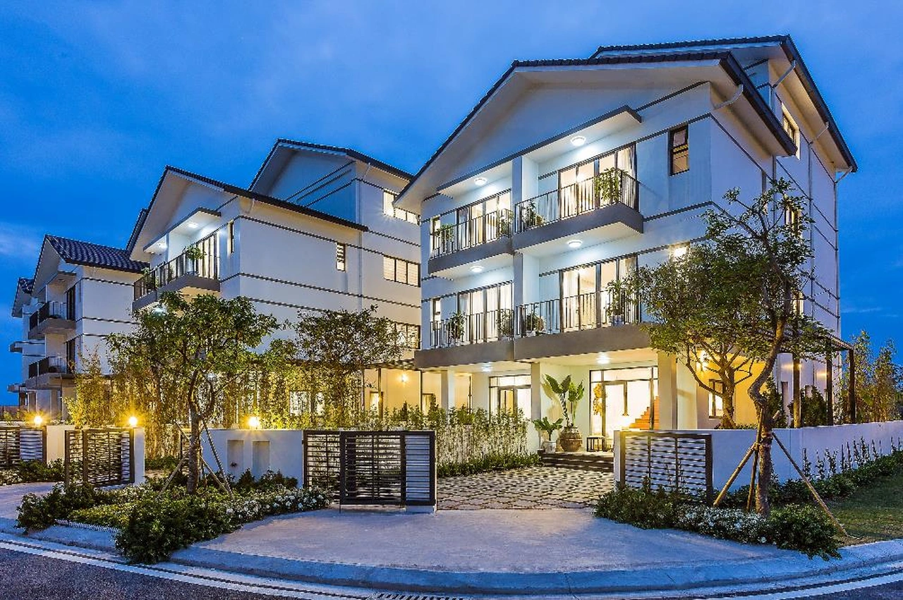 Phân khu biệt thự song lập và nhà liền kề hoàn thiện sang trọng tại dự án Vinhomes Thăng Long