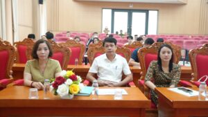 Đại diện lãnh đạo Chi cục và các ban ngành địa phương tham dự buổi tập huấn.